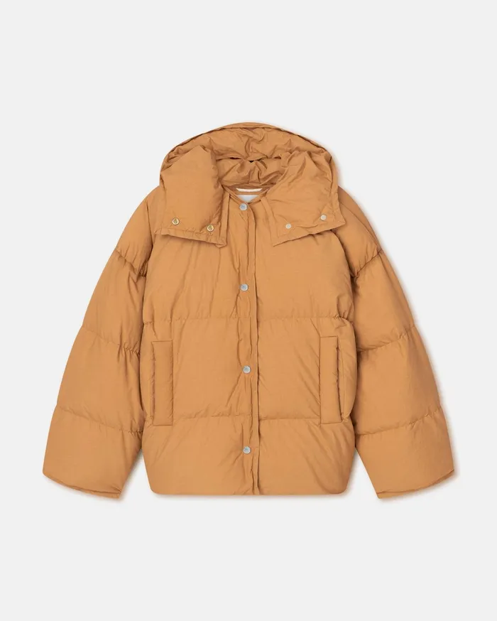 Nanushka Jackets and Blazers WomenMen Jolyn Tech Poplin Puffer Jacket Biscuit