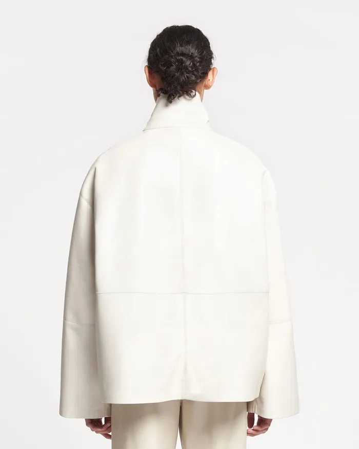 Nanushka Jackets and Blazers Women Yvette Regenerated Leather Jacket Crayon