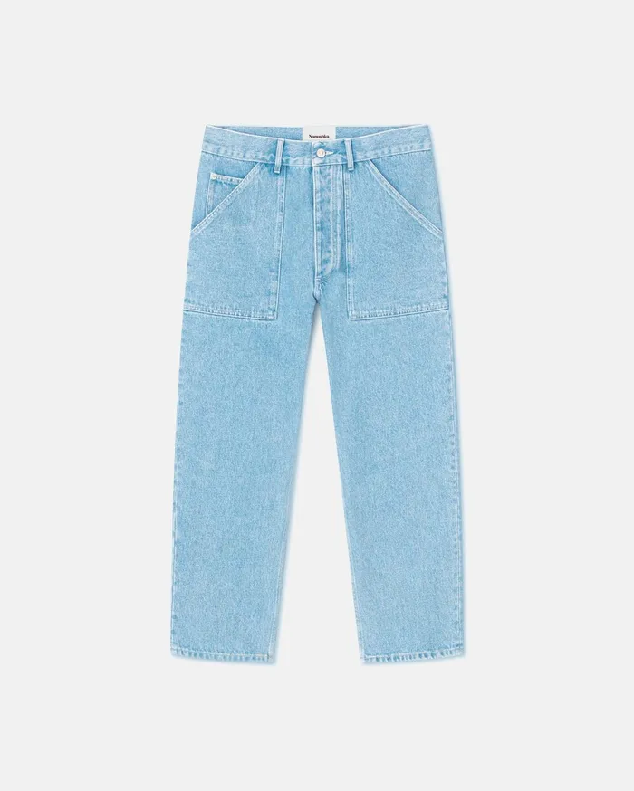 Nanushka Pants Men Jasper Workwear Jeans Eco Light Wash