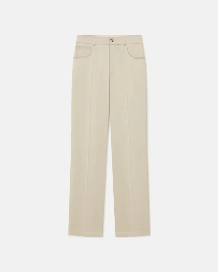 Nanushka Pants Men Macen Satin Pants Porcelain