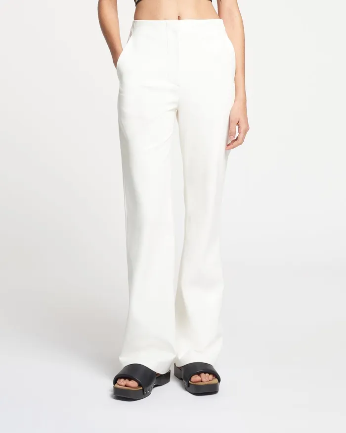 Nanushka Pants Women Manola Okobor AltLeather Pants White