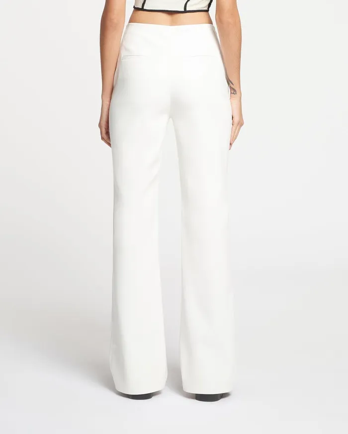 Nanushka Pants Women Manola Okobor AltLeather Pants White