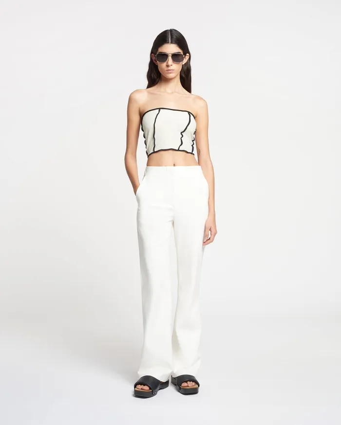 Nanushka Pants Women Manola Okobor AltLeather Pants White