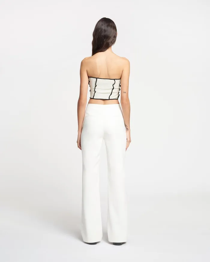 Nanushka Pants Women Manola Okobor AltLeather Pants White