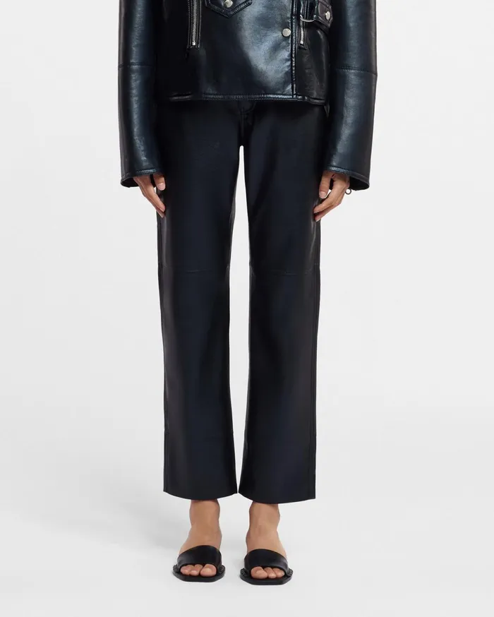 Nanushka Pants Women Vinni Okobor AltLeather Pants Black