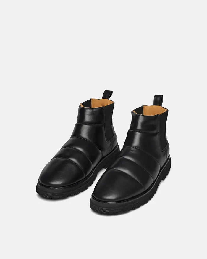 Nanushka Shoes Men Bede Mens Rounded Toe Boot Black