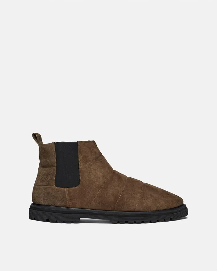 Nanushka Shoes Men Bede Mens Rounded Toe Boot Olive