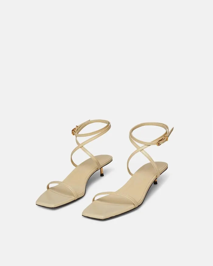 Nanushka Shoes Women Jol Leather Sandals Off White