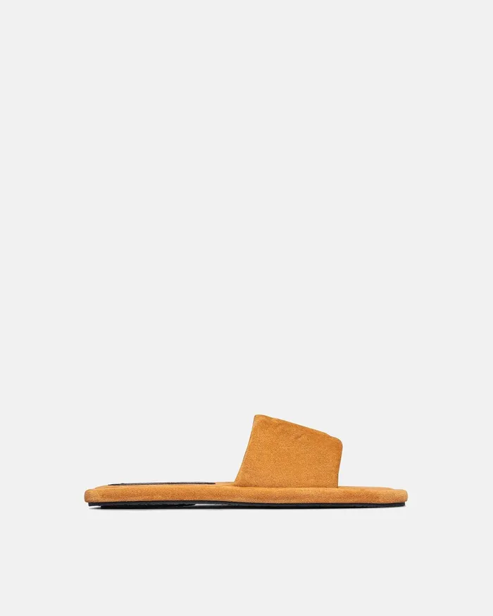 Nanushka Shoes WomenMen Berrington Logo Slides Mustard