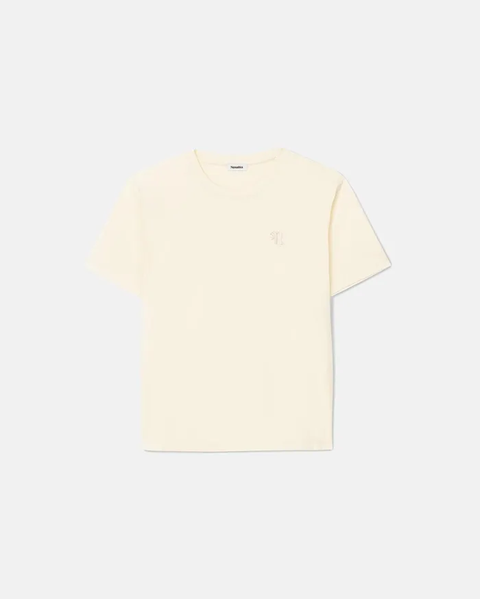 Nanushka TShirts and Vests MenWomen Reece Organically Grown Cotton TShirt Creme