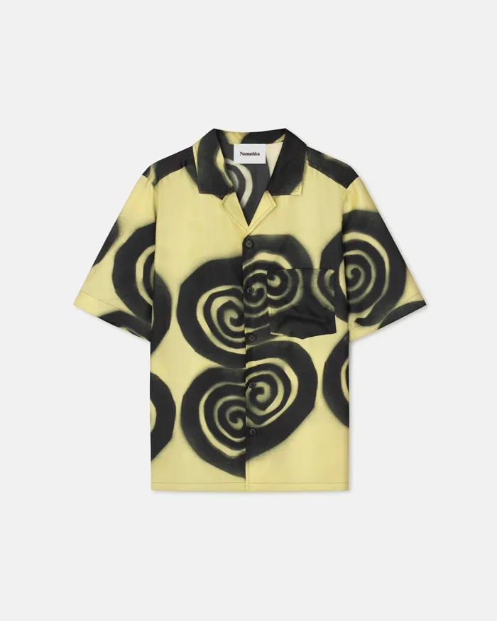 Nanushka Tops Men Bodil Printed SilkTwill Shirt Spiral Spray