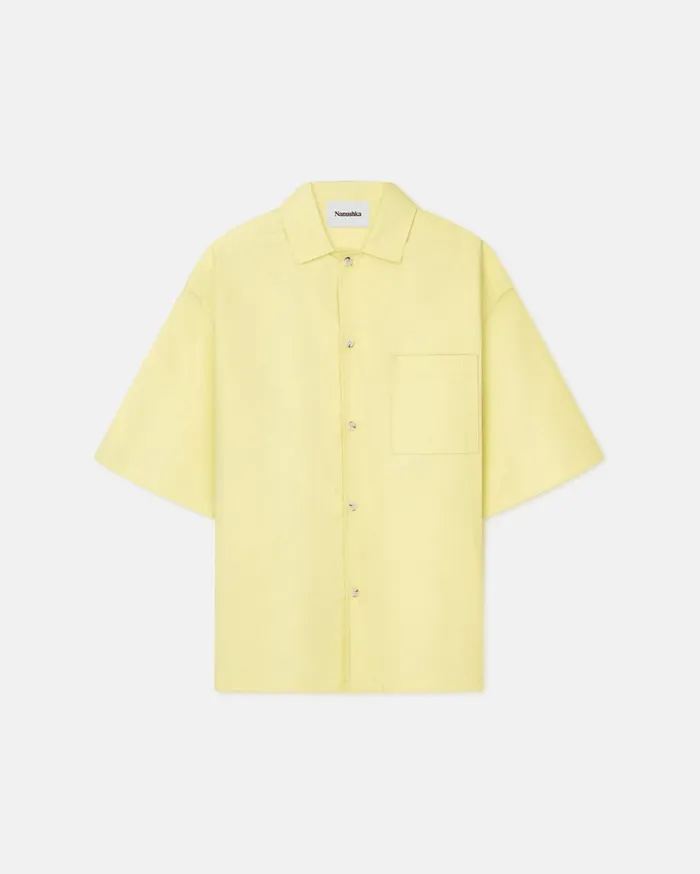 Nanushka Tops Men Caspian Poplin Shirt Lumen
