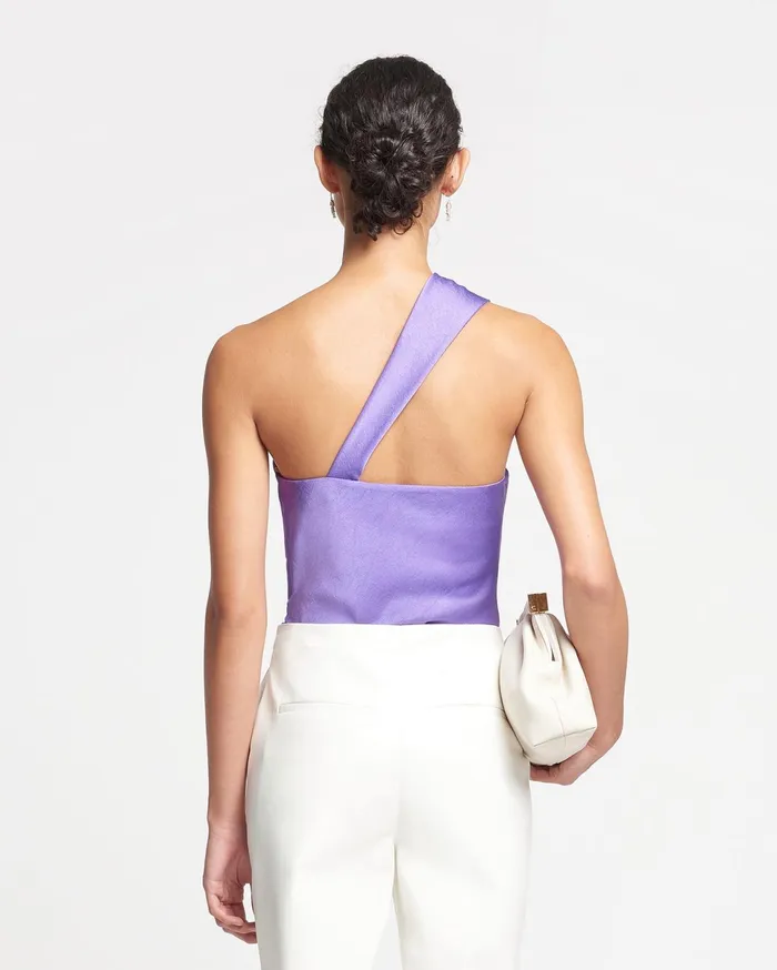 Nanushka Tops Women Alvin Twisted CrispSatin Top Iris