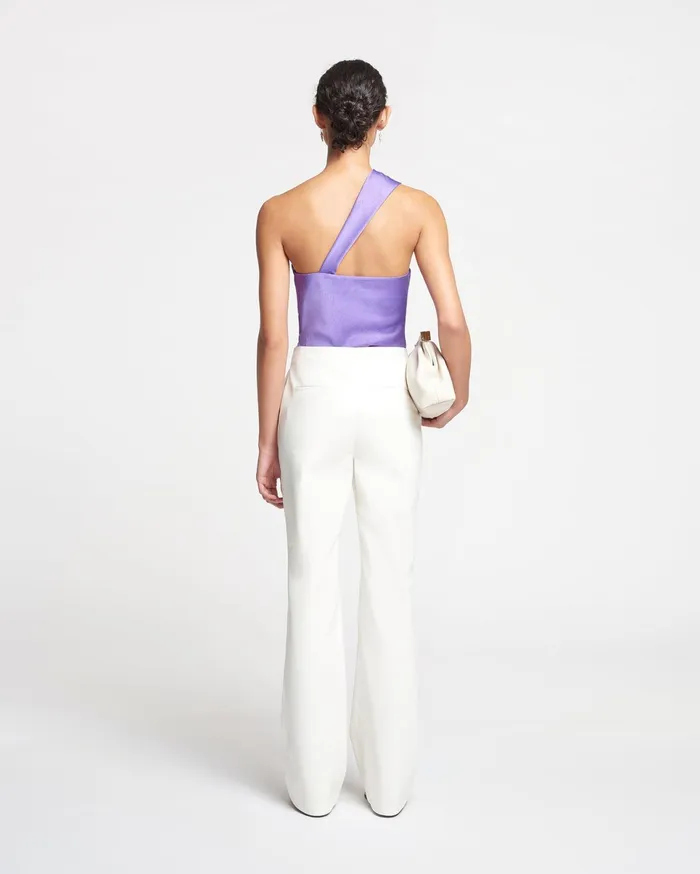 Nanushka Tops Women Alvin Twisted CrispSatin Top Iris