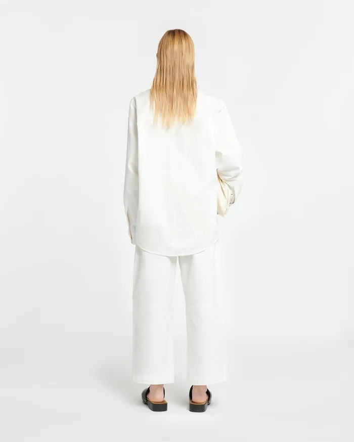 Nanushka Tops Women Corinna Twill Shirt White