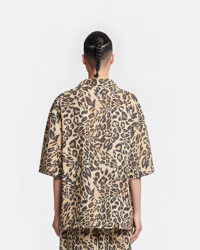 Nanushka Tops Women Katnis Printed CottonVoile Shirt Leopard