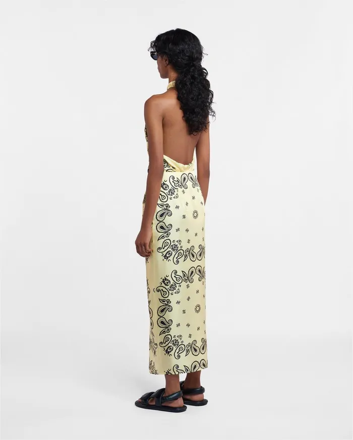 Nanushka Tops Women Neline Sale Printed SilkTwill Top Bandana Large Scale