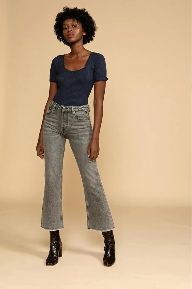 OPERA Jeans Noir Vintage Wash Women Rouje Pants
