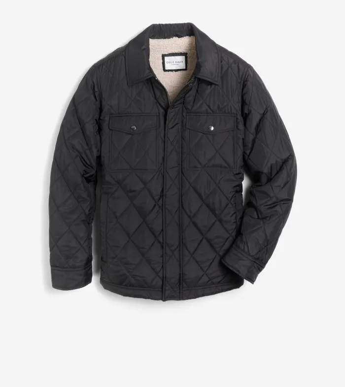 Outerwear Men Cole Haan Diamond Quilted Jacket Black