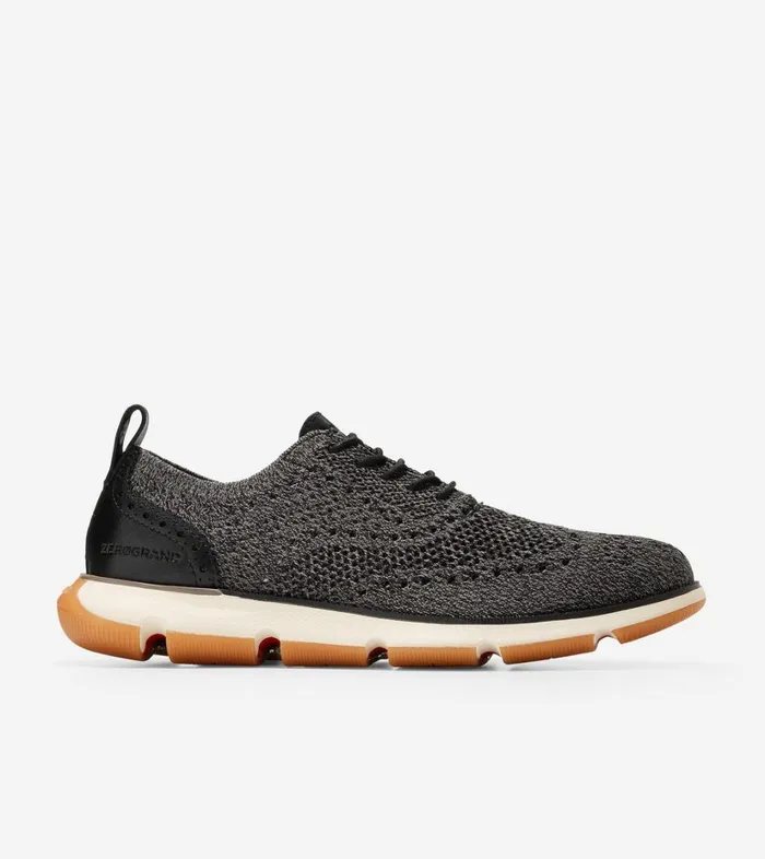 Oxfords Men Cole Haan 4ZERGRAND Oxford Stitchlite Black Twisted Stitchlite