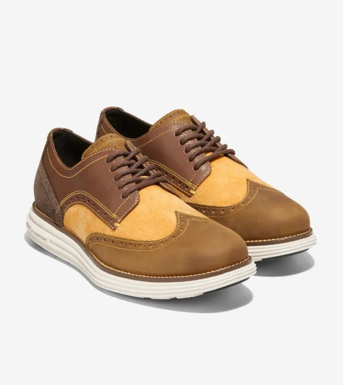 Oxfords Men Cole Haan riginalGrand Wingtip Oxford Chestnutgolden Toffeeivory Oxfords Men Cole Haan riginalGrand Wingtip Oxford Chestnutgolden Toffeeivory