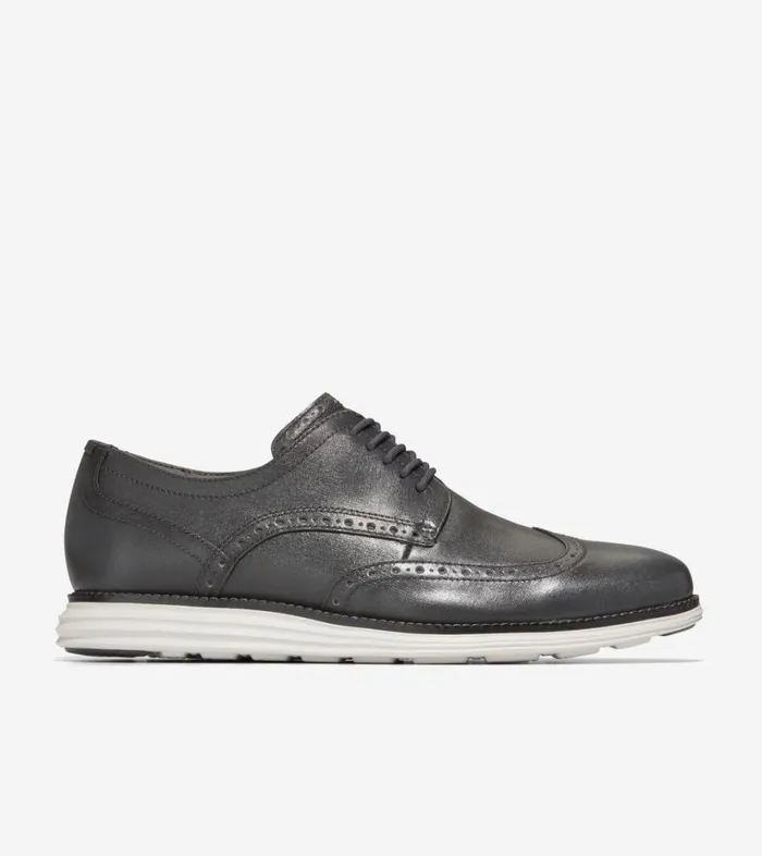 Oxfords Men Cole Haan riginalGrand Wingtip Oxford Grey Pinstripesilver Birch