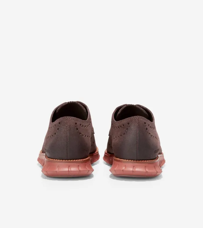Oxfords Men Cole Haan ZERGRAND Wingtip Oxford Dark Chocolate Burnt Henna Oxfords Men Cole Haan ZERGRAND Wingtip Oxford Dark Chocolate Burnt Henna