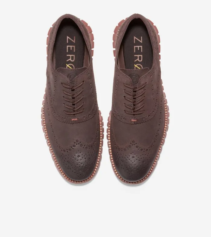 Oxfords Men Cole Haan ZERGRAND Wingtip Oxford Dark Chocolate Burnt Henna Oxfords Men Cole Haan ZERGRAND Wingtip Oxford Dark Chocolate Burnt Henna