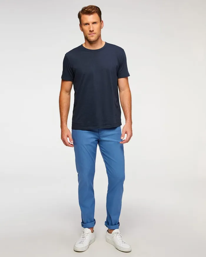 Pants Men 7 For All Mankind Tech Series Adrien 5Pocket In Cadet Blue