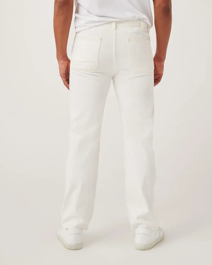 Pants Men 7 For All Mankind Work Pant In White