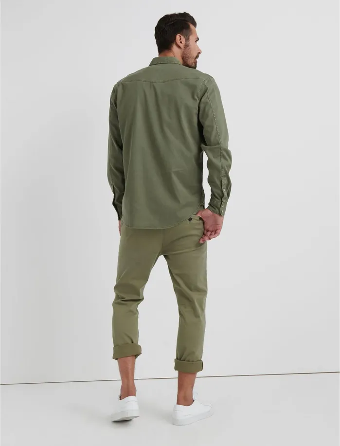 Pants Men Lucky Brand 410 Chino Pant Deep Lichen Green
