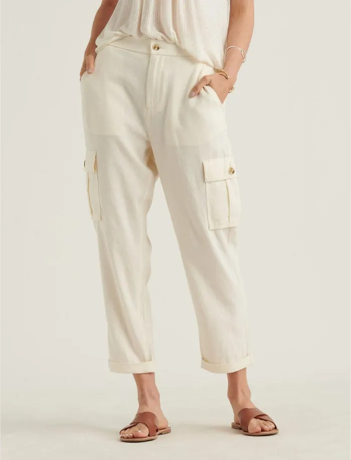 Pants Women Lucky Brand Cargo Pant Bone
