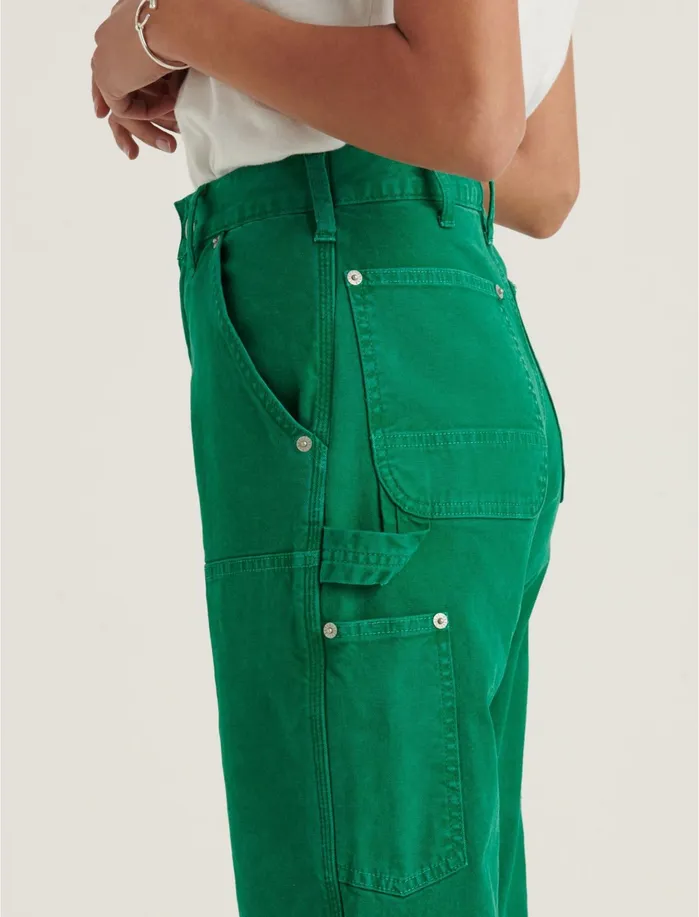 Pants Women Lucky Brand Carpenter Cargo Pant Ultramarine Green