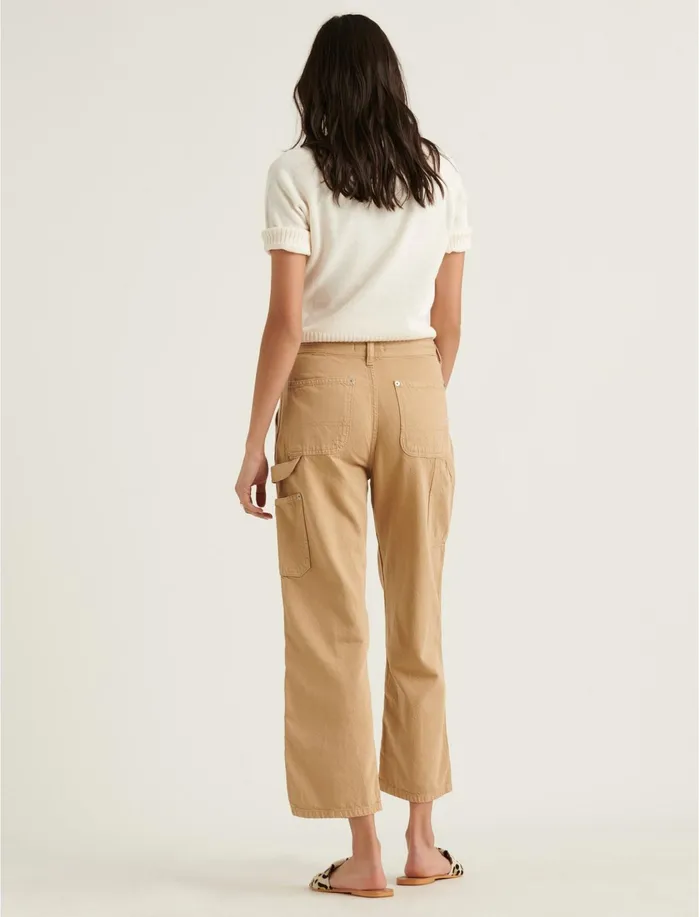 Pants Women Lucky Brand Tie Waist Carpenter Pant Incense