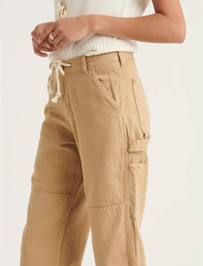 Pants Women Lucky Brand Tie Waist Carpenter Pant Incense