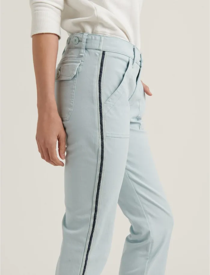 Pants Women Lucky Brand Utility Boyfriend Ballad Blue