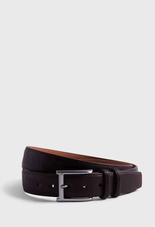 Paul Stuart Belts Textured Bison Belt Black 8211 Men Paul Stuart Belts Textured Bison Belt Black 8211 Men