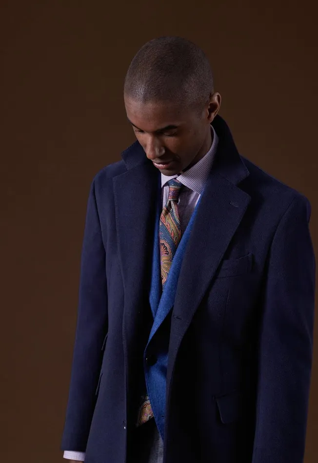 Paul Stuart Coats and Outerwear Cashmere Overcoat Midnight 8211 Men Paul Stuart Coats and Outerwear Cashmere Overcoat Midnight 8211 Men