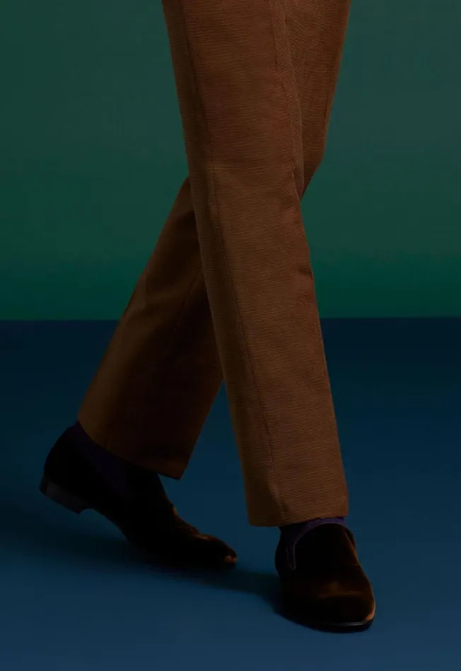 Paul Stuart Evening Harrier Velvet Formal SlipOn Brown 8211 Men Paul Stuart Evening Harrier Velvet Formal SlipOn Brown 8211 Men