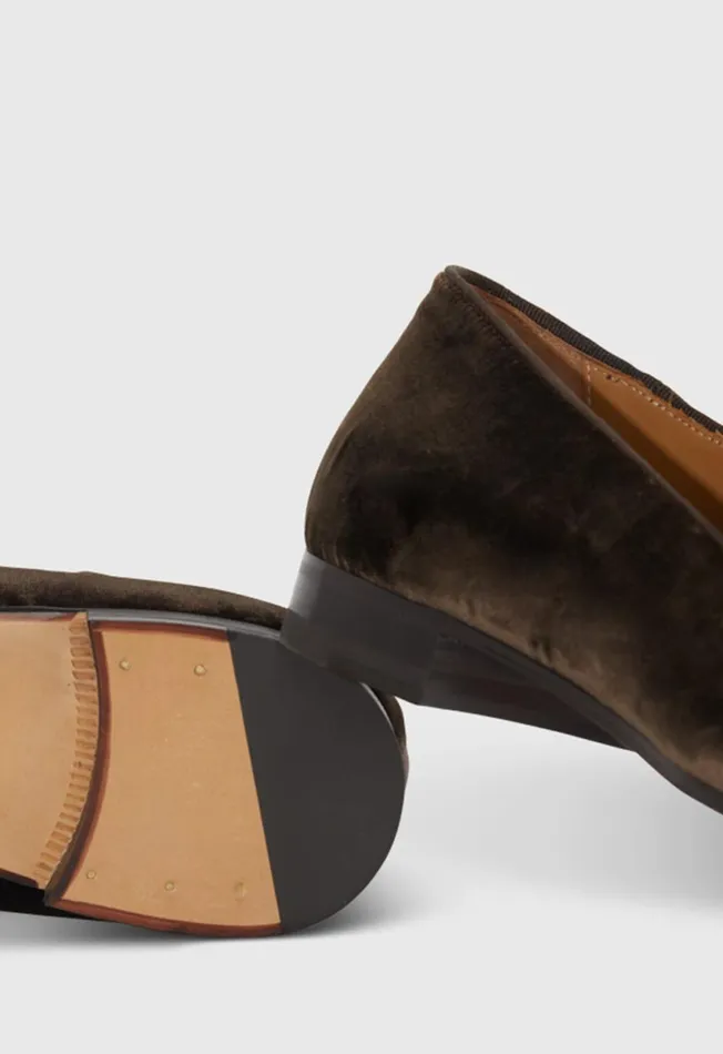 Paul Stuart Evening Harrier Velvet Formal SlipOn Brown 8211 Men Paul Stuart Evening Harrier Velvet Formal SlipOn Brown 8211 Men