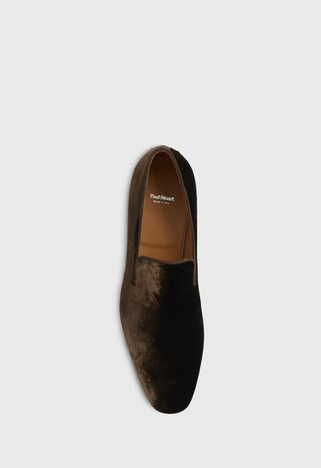 Paul Stuart Evening Harrier Velvet Formal SlipOn Brown 8211 Men Paul Stuart Evening Harrier Velvet Formal SlipOn Brown 8211 Men