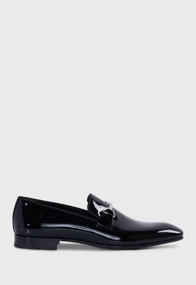 Paul Stuart Evening Horatio Patent Leather Formal Bit Loafer Black 8211 Men