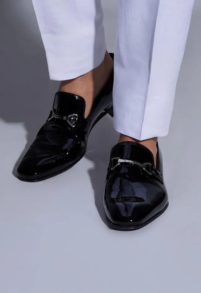 Paul Stuart Evening Horatio Patent Leather Formal Bit Loafer Black 8211 Men Paul Stuart Evening Horatio Patent Leather Formal Bit Loafer Black 8211 Men