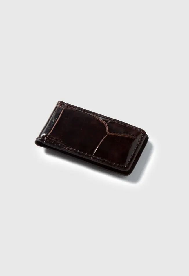 Paul Stuart Jewelry Alligator Magnetic Money Clip Black 8211 Men