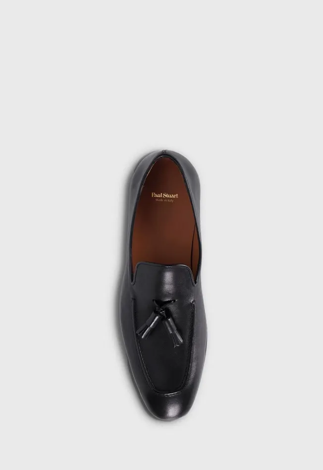 Paul Stuart Loafers Charleston Tassel Slip On Black 8211 Men Paul Stuart Loafers Charleston Tassel Slip On Black 8211 Men