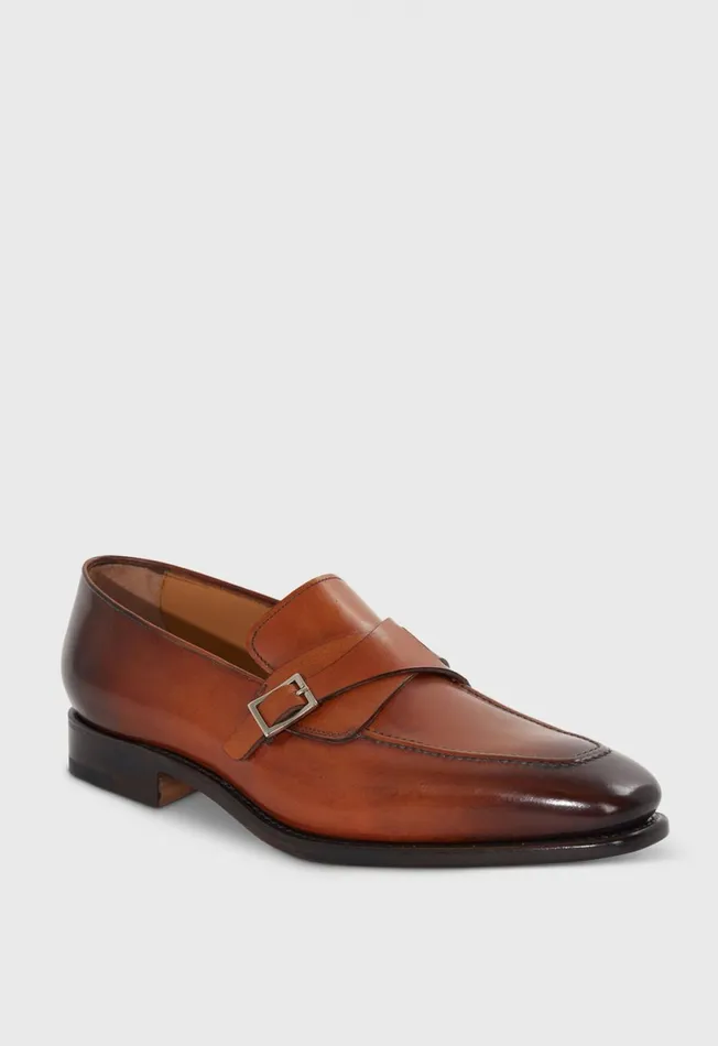 Paul Stuart Loafers Gideon Single Monk Loafer Black Calf 8211 Men Paul Stuart Loafers Gideon Single Monk Loafer Black Calf 8211 Men