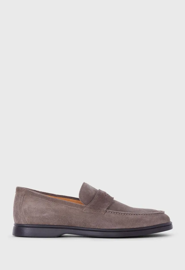 Paul Stuart Loafers Hugo Suede Penny Loafer Cognac 8211 Men