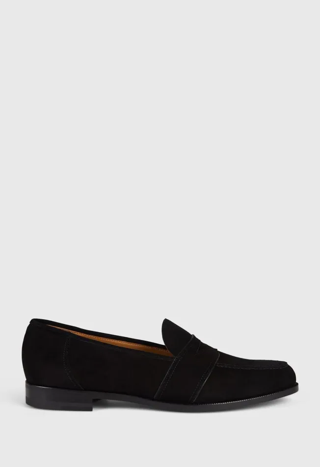 Paul Stuart Loafers Menx27s Footwear 8211 Black Suede Lee Penny Loafer 8211 Paul Stuart Tdmoro Calf 8211 Men