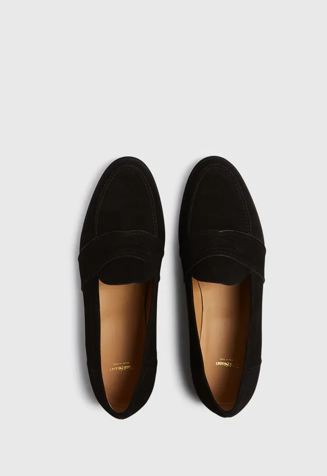 Paul Stuart Loafers Menx27s Footwear 8211 Black Suede Lee Penny Loafer 8211 Paul Stuart Tdmoro Calf 8211 Men Paul Stuart Loafers Menx27s Footwear 8211 Black Suede Lee Penny Loafer 8211 Paul Stuart Tdmoro Calf 8211 Men