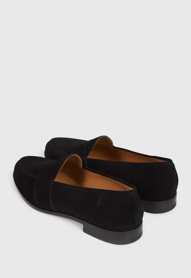 Paul Stuart Loafers Menx27s Footwear 8211 Black Suede Lee Penny Loafer 8211 Paul Stuart Tdmoro Calf 8211 Men Paul Stuart Loafers Menx27s Footwear 8211 Black Suede Lee Penny Loafer 8211 Paul Stuart Tdmoro Calf 8211 Men